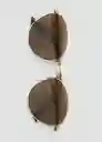 Gafas de Sol Brook Oro Talla 99 Mujer Mango