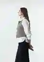 Camisa Mujer Gris Elefante Medio Talla M 413G056 Naf Naf
