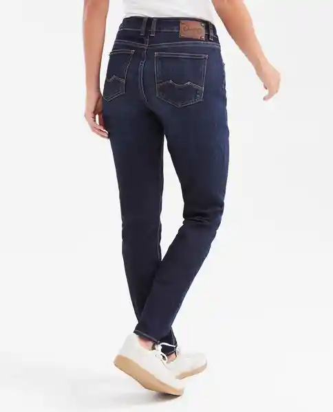 Jean Cosmo Femenino Azul Clásico Oscuro Talla 10 Chevignon