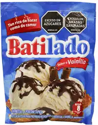 Batilado Mezcla Para Preparar Helado Sabor a Vainilla