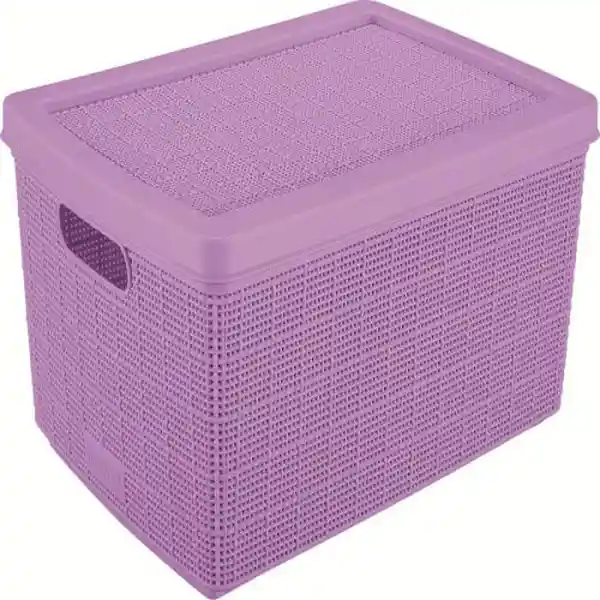 Rimax Canasta Fique Lavanda 13 L