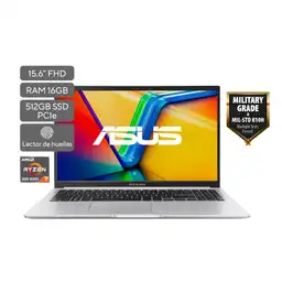 Computador Portátil Asus Vivobook 15.6 Pulgadas Amd Ryzen 7 512 Gb Ssd 16 Gb Ddr4 Lector de Huellas M1502ya-nj693w