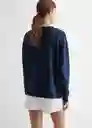 Buzo de Sudadera Capri Navy Talla 20 Mango Teen Girl Mango