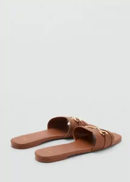 Sandalias Horse Cuero Talla 36 Mujer Mango