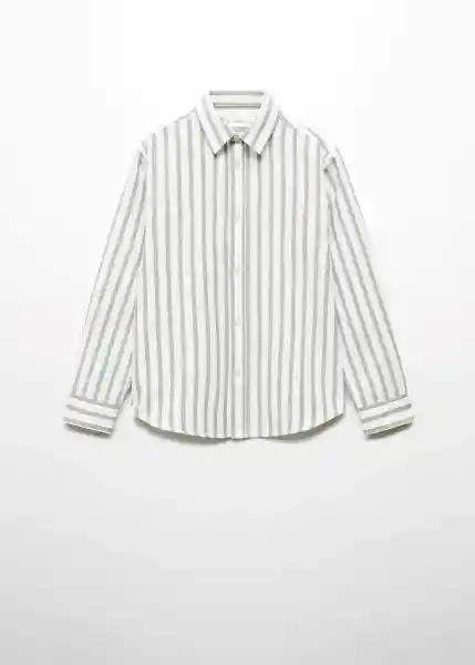 Camisa Edu Khaki Talla 13 Niños Mango