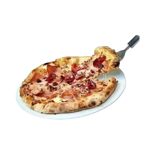 Pizza de Jamón y Queso Estilo Argentino