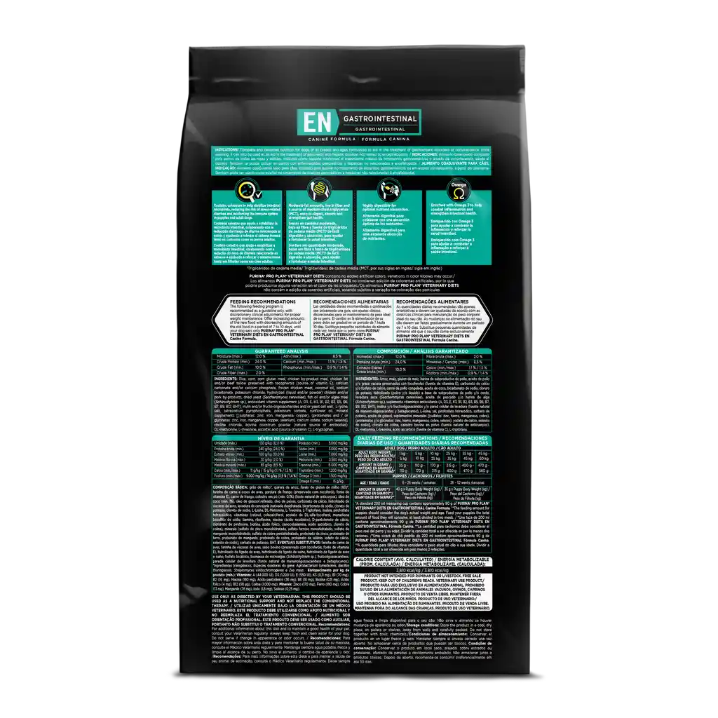 Comida para perro Purina Pro Plan Veterinary Diets EN Dietas Gastroentérico x 7,5kg