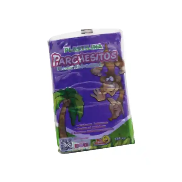 Parchesitos Plastilina Morado
