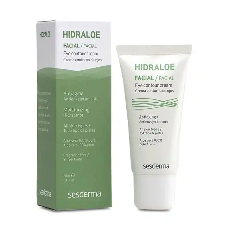 Hidraloe Facial Crema Contorno de Ojos Antienvejecimiento