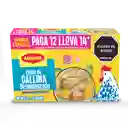 Caldo de Gallina MAGGI Desmenuzado paga 12 lleva 14 sobres x 126g