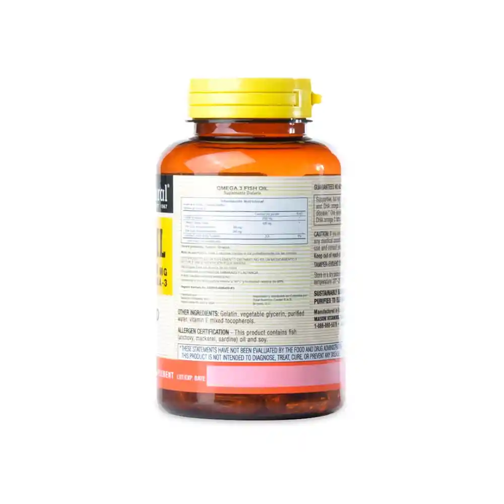 Mason Natural Suplemento Dietario Fish Oil 