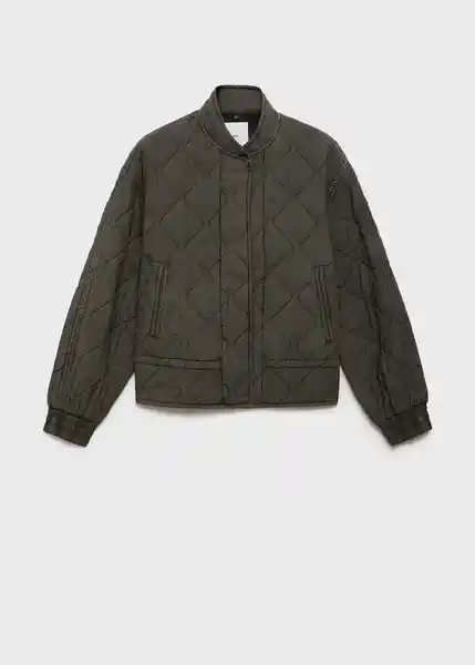 Chaqueta Hawaii Gris Talla S Mujer Mango