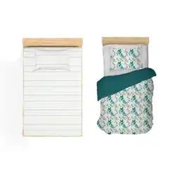 Set Edredon +semijuegocama Finlandek Basic Esencial Sencillo (100 X 190 Cm) Poliéster Delia