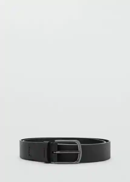 Cinturón Bolonia Negro Talla 90 Hombre Mango