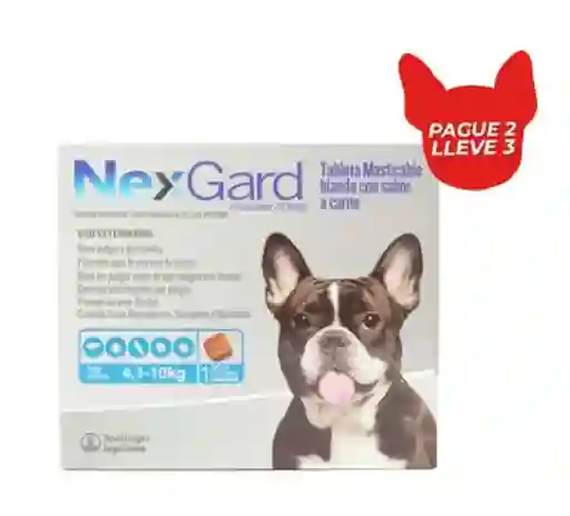 Pague 2 Lleve 3 Nexgard Spectra Antiparasitario Perro 30-60 Kg