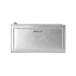 Cartera Larga Fashion Girl Plata Miniso
