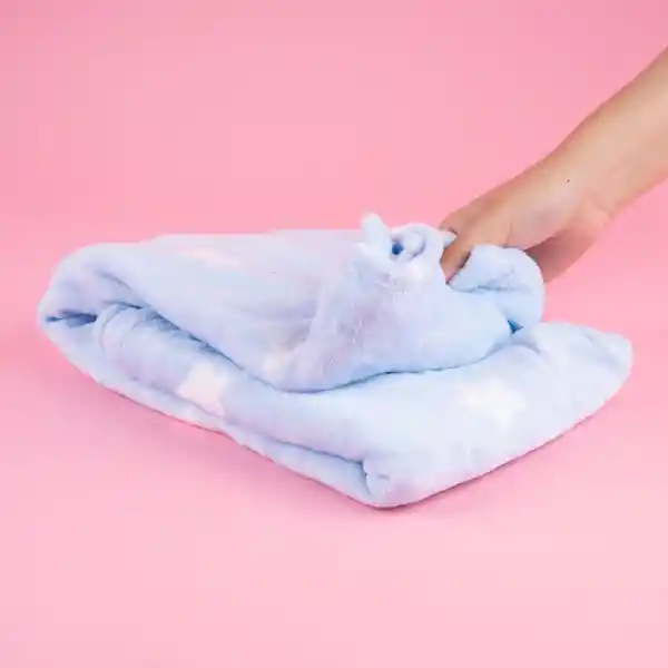 Manta Estrellas Azul Serie Miniso