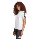 Adidas Camiseta W 3S Manga Corta Lifestyle de Mujer Blanco T M