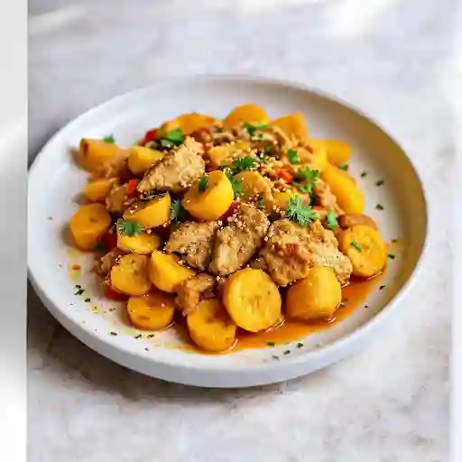 Pollo Y Maduro
