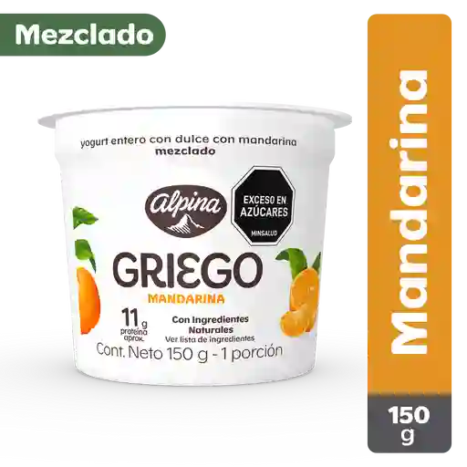 Alpina Yogurt Griego Mandarina
