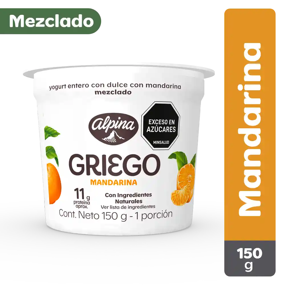 Alpina Yogurt Griego Mandarina