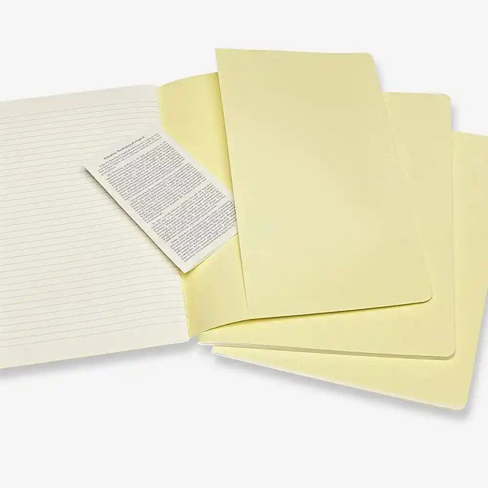 Inkanta Libreta Cahier Rayas Amarillo XL