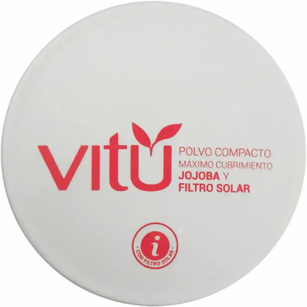 Vitu Polvo Compacto Jojoba Y Filtro Solar