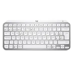 Logitech Teclado Mx Keys Mini Gris Pálido