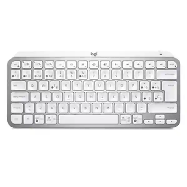 Logitech Teclado Mx Keys Mini Gris Pálido