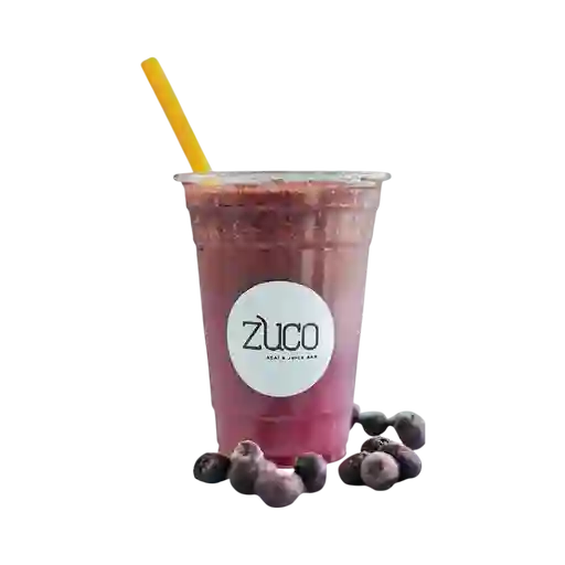 Jugo Naranja Hierbabuena y Blueberries