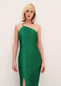 Vestido Flecha Verde Talla S Mujer Mango