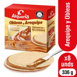 Alquería Oblea y Arequipe Crocantes y Deliciosas