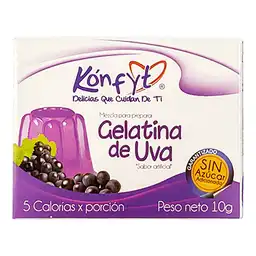 Konfyt Gelatina de Uva sin Azúcar Adicionada