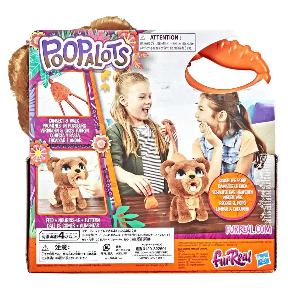  FurReal Friends Peluche Poopalots Big Wags Oso Grandes Paseos 