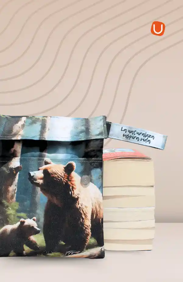 Funda Eco Para Libros Osos