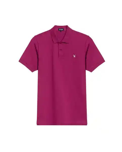 Camiseta Polo Muscle Masculino Morado Talla L 192432 Chevignon