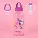 Vaso Plástico Con Asa de Serie Snoopy Rosa 1000 mL Miniso