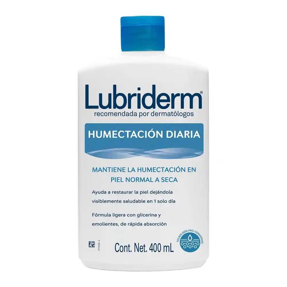 Crema Corporal LUBRIDERM Humectación Diaria 400ml