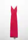 Vestido Pacha-H Fucsia Talla Xl Mujer Mango