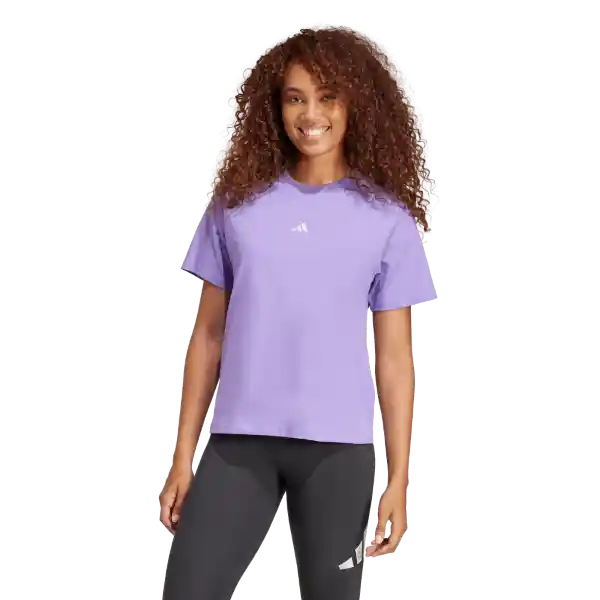 Adidas Camiseta Sl Sj T Manga Corta Mujer Morado Talla S