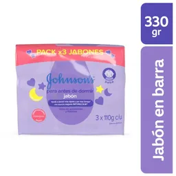 Johnson's Jabón para Bebés Antes de Dormir