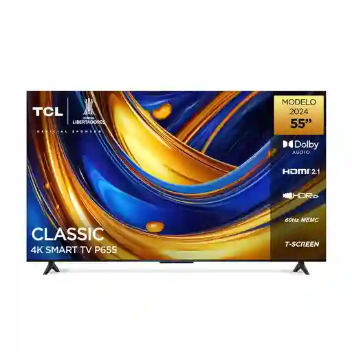 Televisor Tcl 55" Pulgadas Led Uhd-4k Smart Tv 55p655