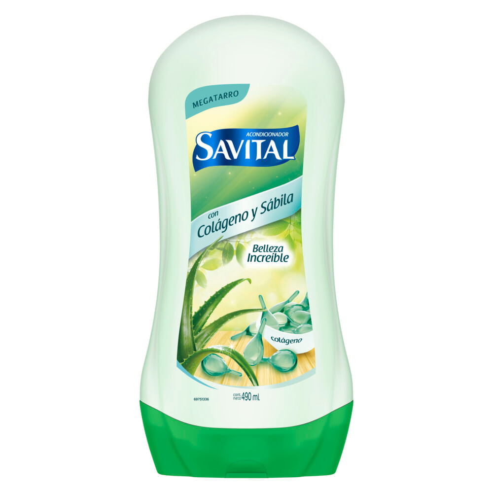 Savital Acondicionador con Colágeno y Sábila 490 ml