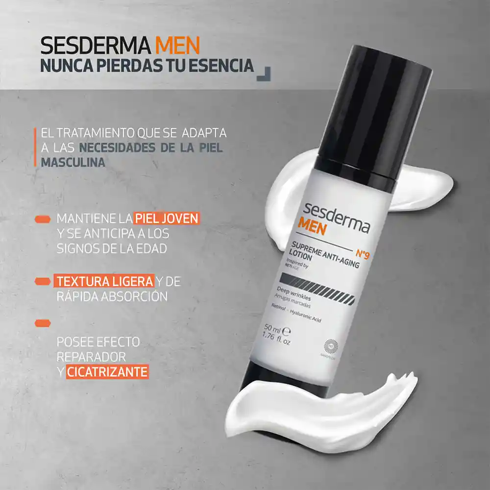 Sesderma Loción Facial Anti Edad para Hombre Supreme 