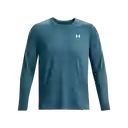 Under Armour Camiseta Streaker Long Sle Hombre Azul Talla XL