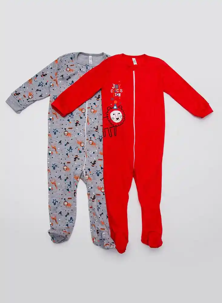 Pijama Entera Bebé X2 18/24mese - Estamp 2