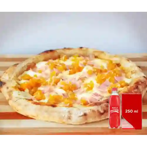 Combo Pizza Hawaiana + Kola Postobon 250 ml
