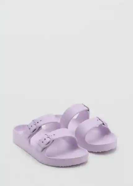 Chancla Pau Malva Talla 37 Niñas Mango