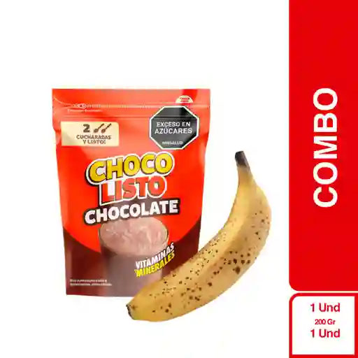 Combo Chocolisto 280 g + Banano Criollo