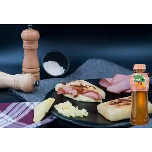 Combo la Sencilla + Fuze Tea Durazno 400ML
